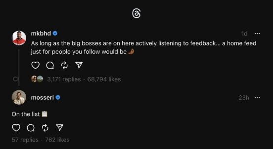 Instagram chronological feed adam mosseri