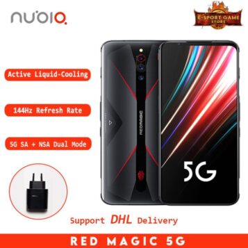 Nubia redmagic 5s here snapdragon 865 chipset 144hz display
