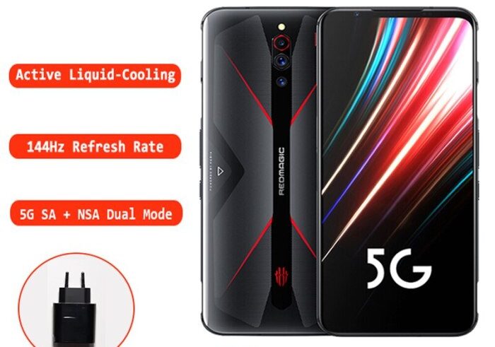 Nubia redmagic 5s here snapdragon 865 chipset 144hz display