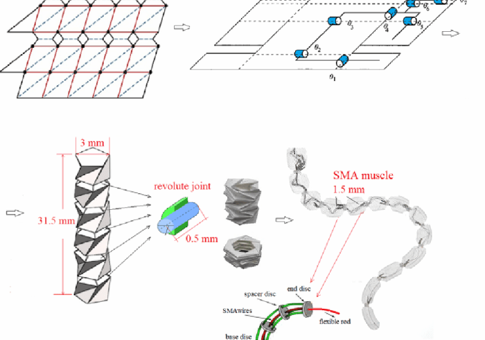 Soft robot muscles origami skeleton mit harvard