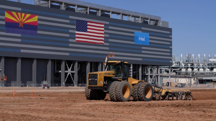 Biden chips act semiconductors subsidies ohio arizona plant china