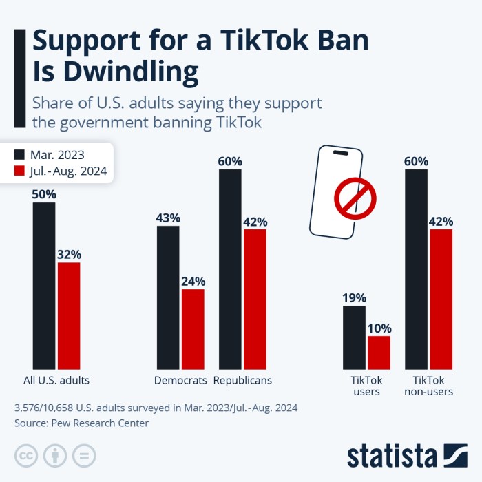 A potential us ban doesnt seem to be slowing tiktok down