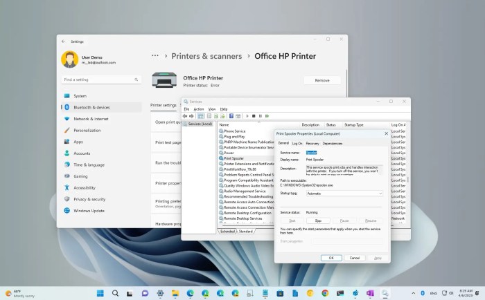 Zebra windows security update printer spooler microsoft