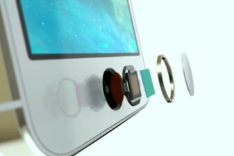 Apple fingerprint reader patent touch id smartphone screen