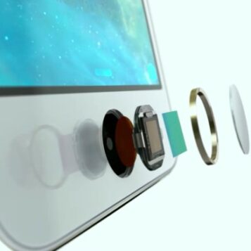 Apple fingerprint reader patent touch id smartphone screen