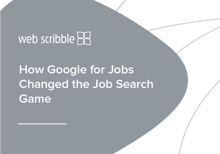 Google job search feature
