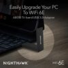 Netgear nighthawk a8000 wifi 6e usb dongle pc price