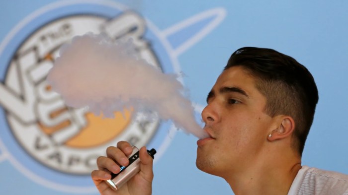 Electronic cigarettes e cigs vaping carcinogens smoking health disease