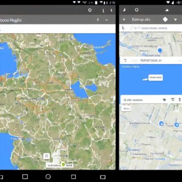 Google maps screenshot searchhotels travel features
