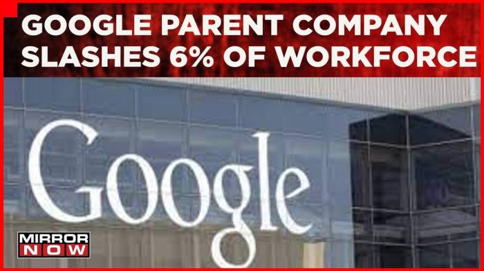 Google layoffs 12000 jobs cut sundar pichai