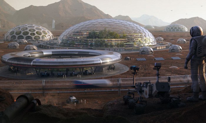 Spacex elon musk mars expedition railroad of the future
