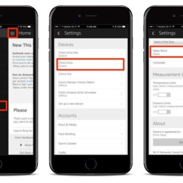 Amazon echo frames sleep mode top contact auto volume wake word ios sms