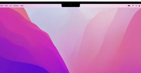 Apple macos 12 1 update macbook pro notch m1 menu bar issue fix