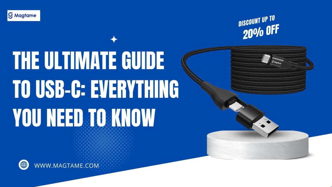 The Ultimate Guide to USB-C: Everything You Need to Know – Magtame Everything you need know about usb c