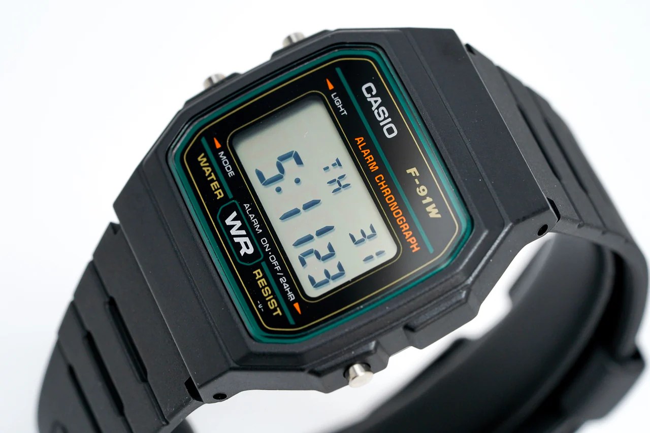 Cwt solid state watch time digital casio f91w 1 kickstarter battery