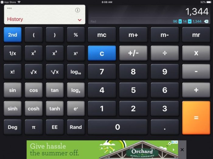 Ipad calculator app apple launch