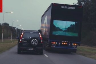 Samsung road safety truck prototype