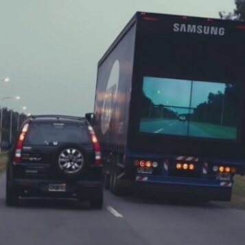 Samsung road safety truck prototype