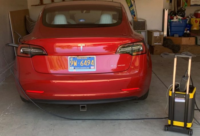 This solar charger promises to let you charge your ev anywhere