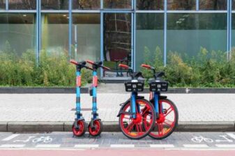 Spin scooter drover ai parking riding nyc