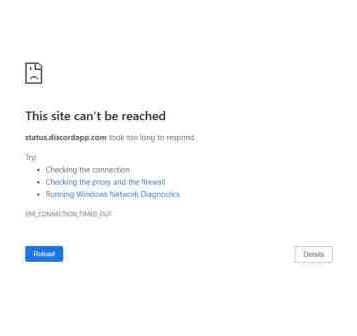 Discord down outage connectivity issues problems