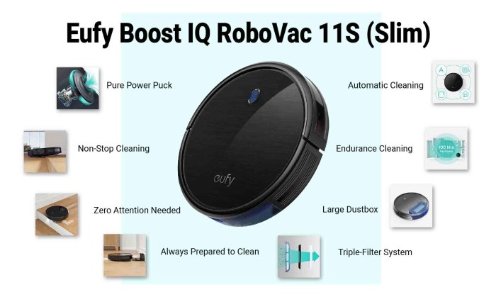 Grab refurb eufy robovac 11s slim self charging robot vacuum sale 120
