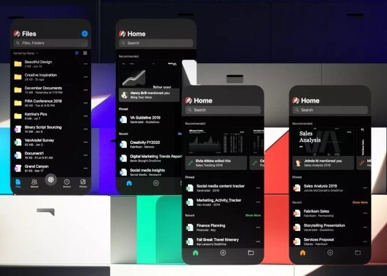 Microsoft fluent design mobile office apps new updates features