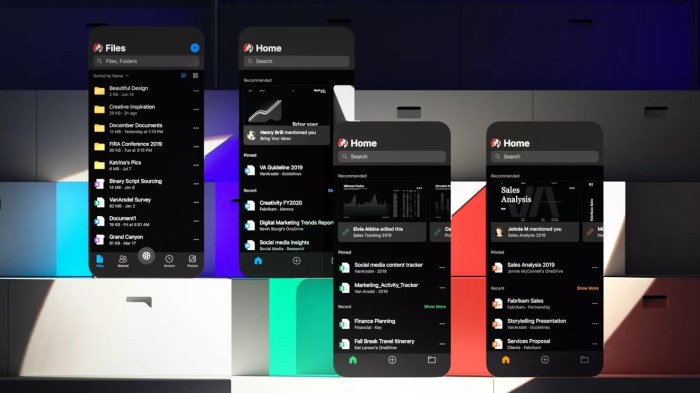 Microsoft design fluent system guiding language feel windows look hardwarezone sg Microsoft fluent design mobile office apps new updates features