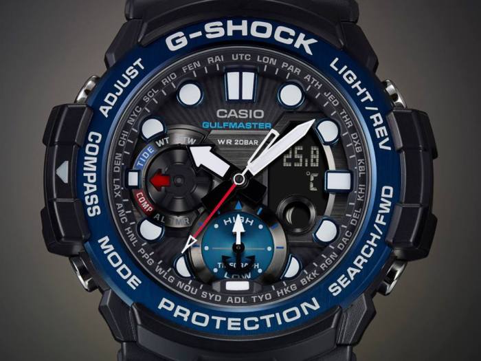 Casio g shock gulfmaster water sensor