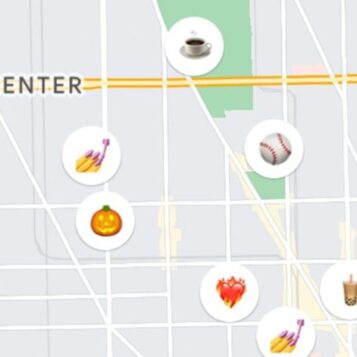 Google maps transit collaborative list emoji reactions