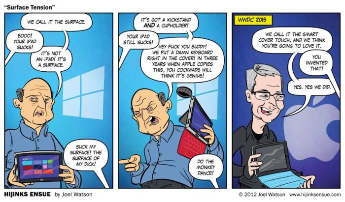 Microsoft surface 10 years history