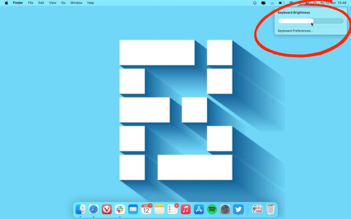 Apple ipad keyboard brightness shortcut
