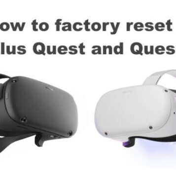 How reset view your oculus quest