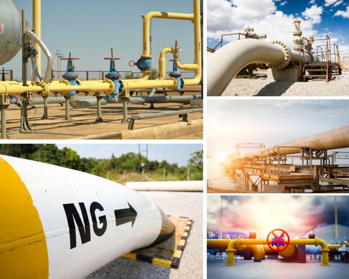 Natural gas infrastructure methane emissions climate change air pollution
