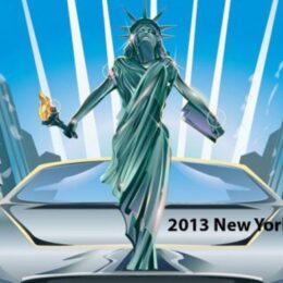 Screens new york auto show photo