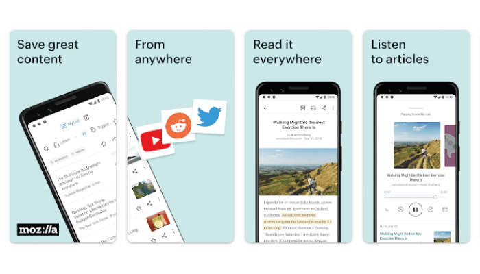 Pocket redesign ios app lists