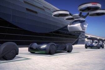 Airbus concept car drone train geneva motor show