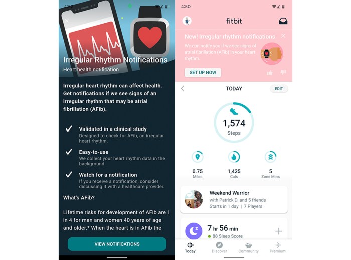 How to set up irregular heart rhythm afib notifications on your fitbit