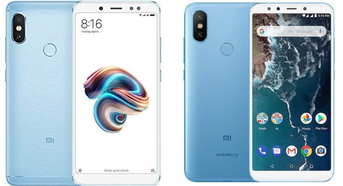 Xiaomi mi a2 vs xiaomi redmi note 5 pro