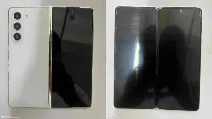 Galaxy z fold 5 dummy units leak