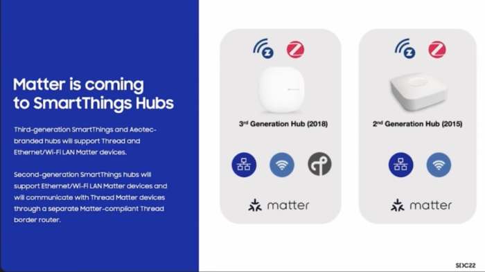 Samsung smartthings matter 1 2 support robot vacuums