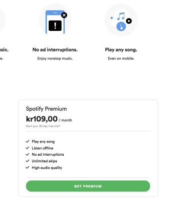 Spotify about get more expensive europe