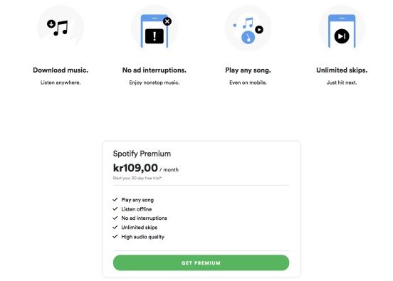 Spotify about get more expensive europe