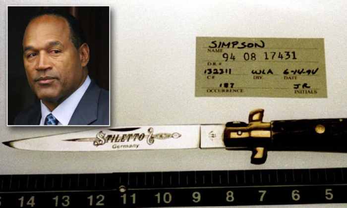 Simpson knife used oj case found stiletto estate blade similar one article no defense Heres how experts will test the knife found at ojs estate