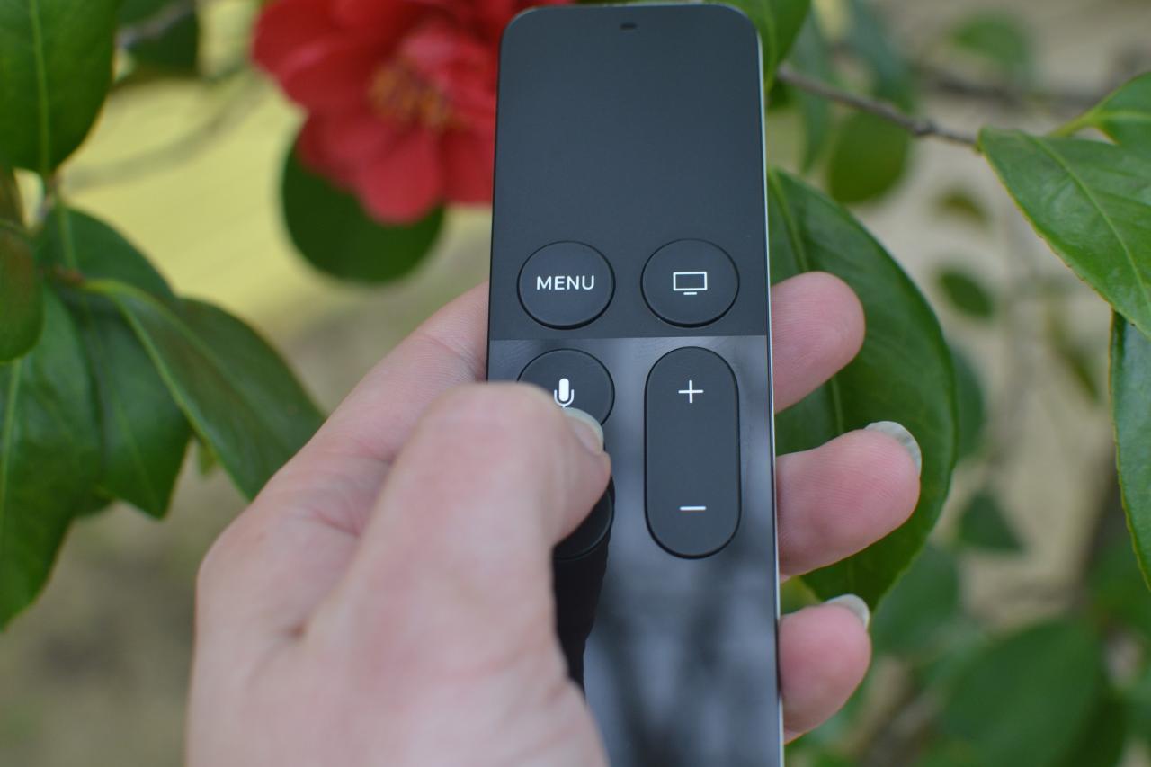 Siri remote button how imore apple tv buttons use do what response hear talking done let go when Apple tv remote buttons function salt siri streaming box controller price
