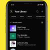 Spotify podcast library redesign music