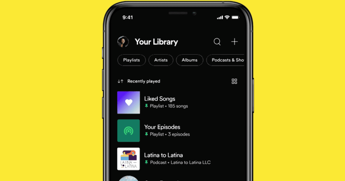 Spotify library redesign needed gets much earn commission purchase retailers goods links info when click may we droid life Spotify podcast library redesign music
