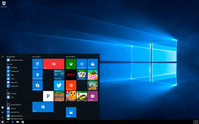 Microsoft windows 11 start menu folders new touch gestures features