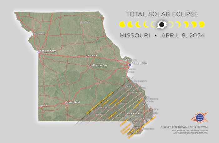 Great american eclipse viewing cruise path