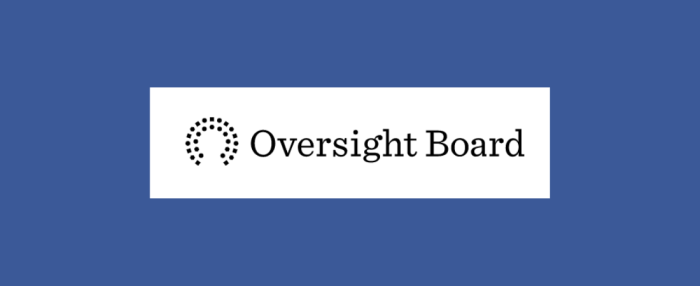 Facebook meta oversight board gender based violence moderation